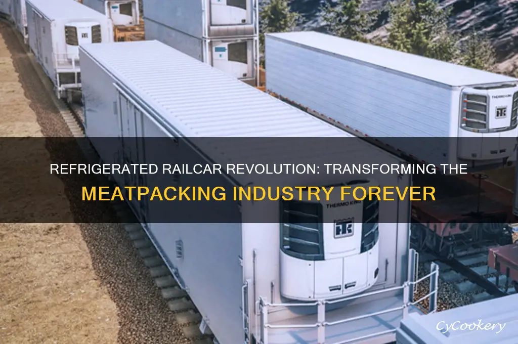 what industry was most affected by the refrigerated railcar