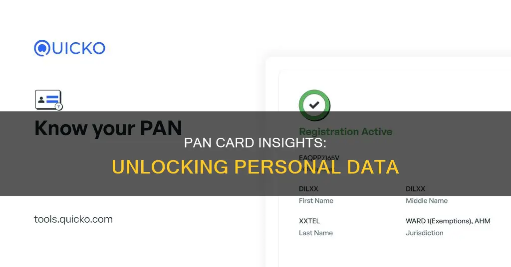 what information one can get from pan number