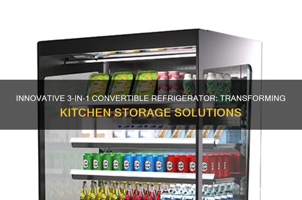 what is 3 in 1 convertible refrigerator