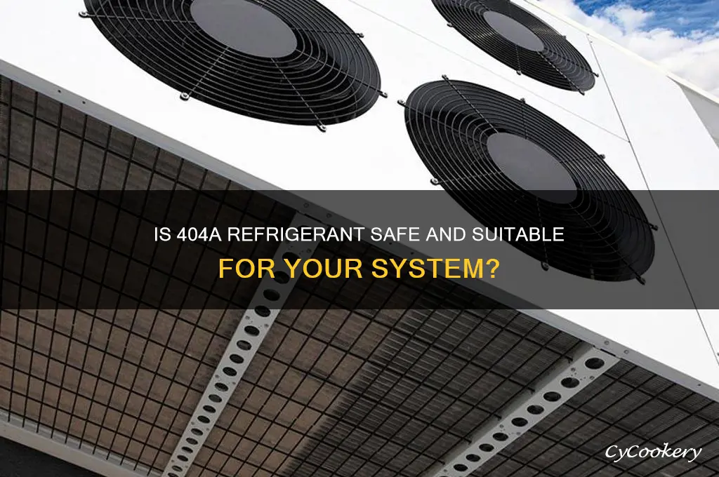 what is 404a refrigerant ok to use