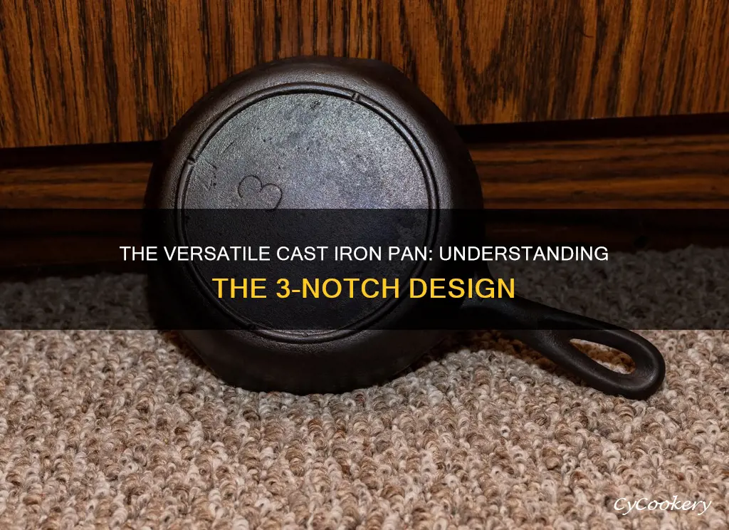 what is a 3 notch cast iron pan