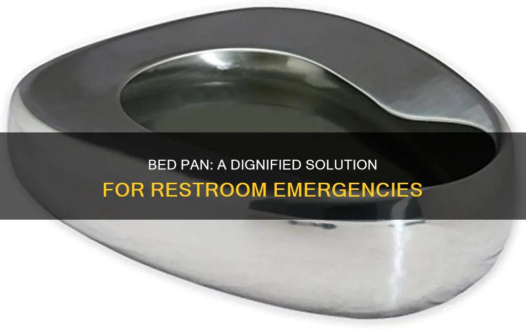 what is a bed pan