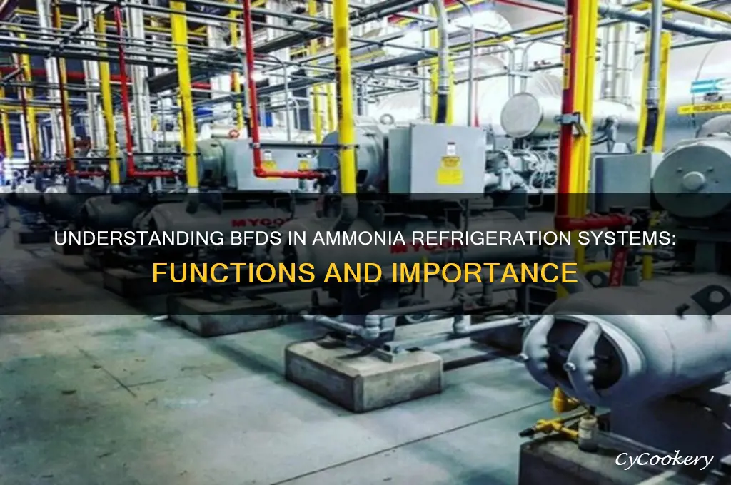 what is a bfd on ammonia refrigeration
