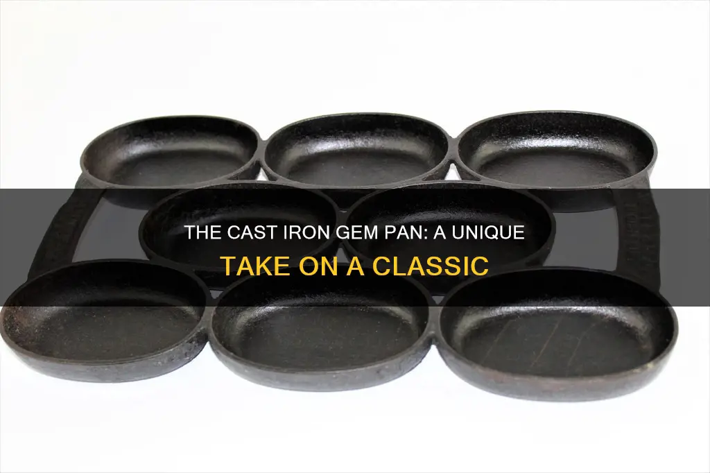 what is a cast iron gem pan