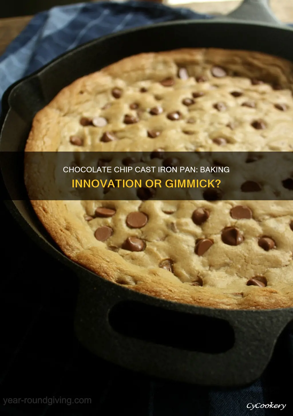 what is a chocolate chip cast iron pan