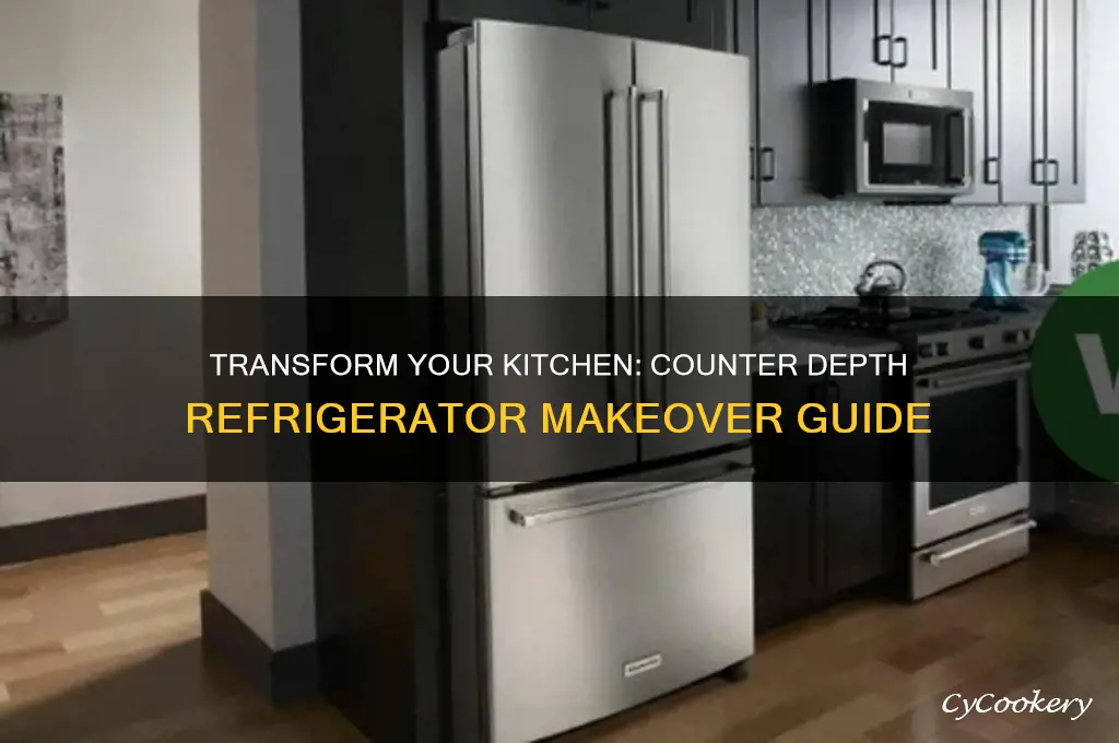 what is a counter depth refrigerator makeover