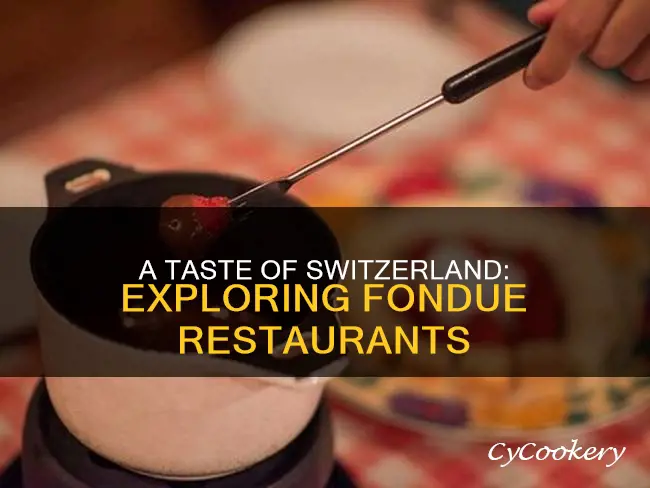 what is a fondue restaurant