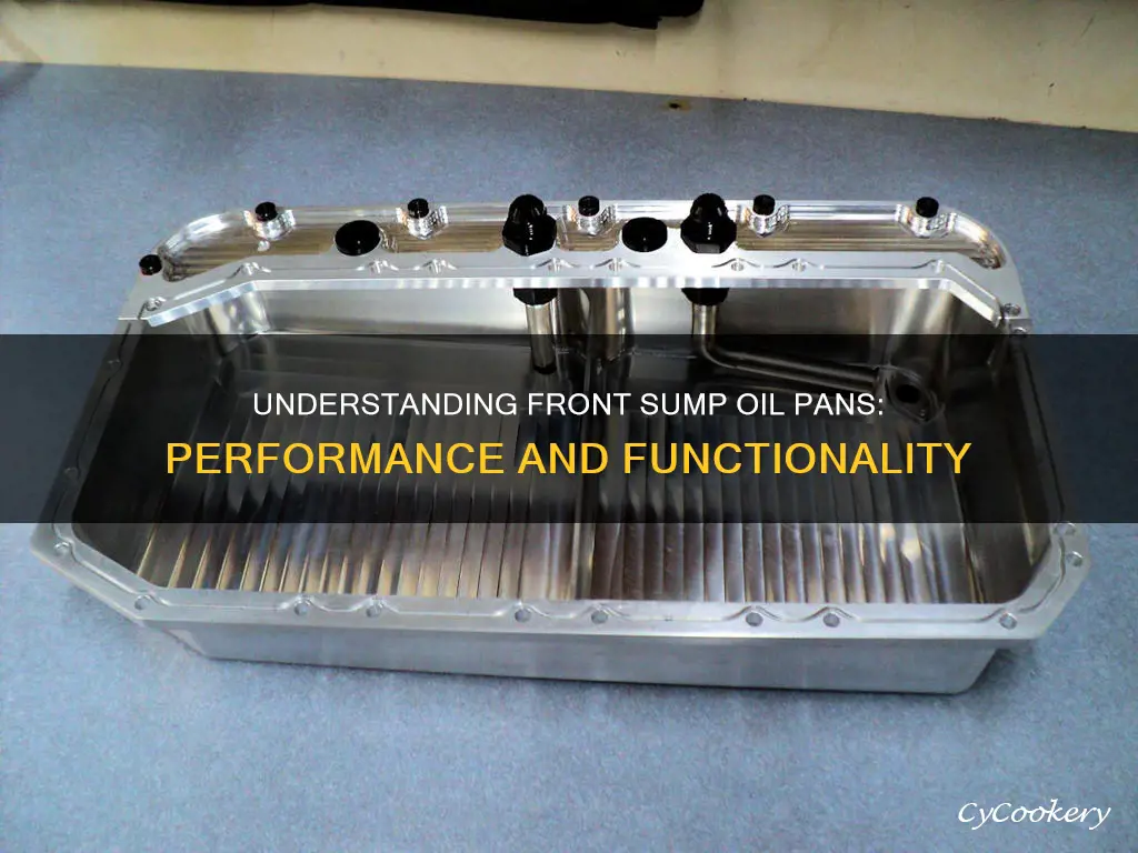 what is a front sump oil pan