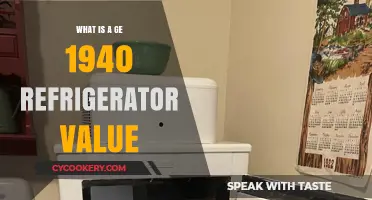 Vintage GE 1940 Refrigerator: Uncovering Its Current Market Value