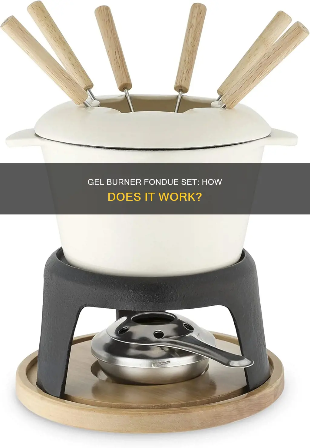 what is a gel burner for fondue set