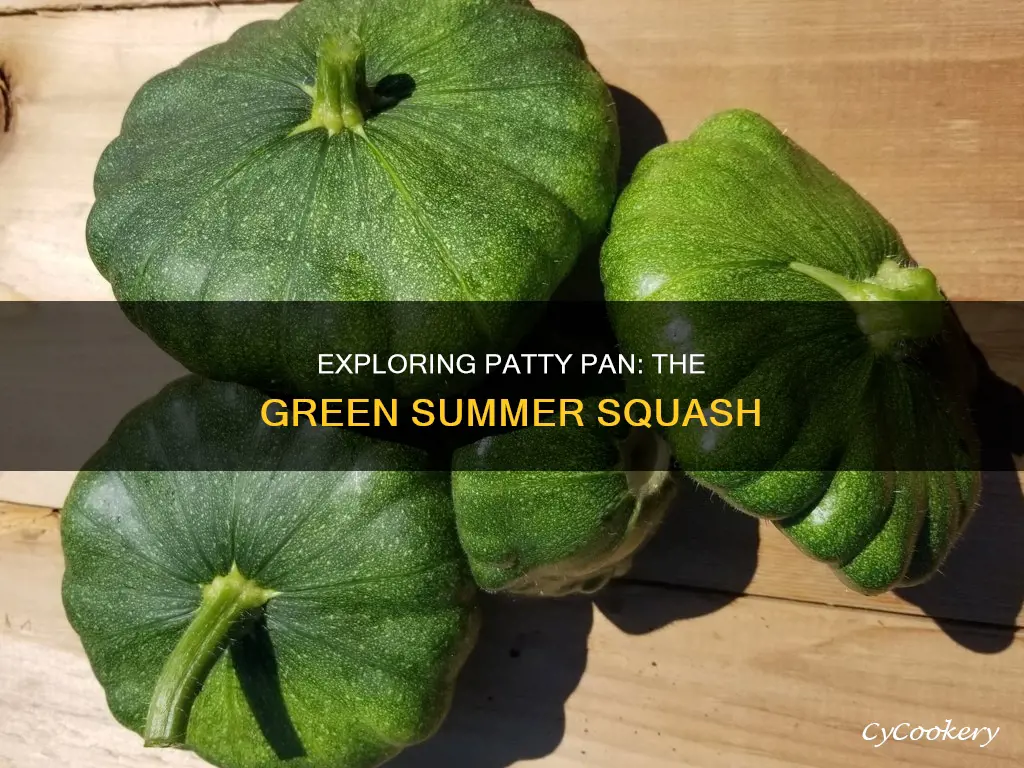 what is a green patty pan