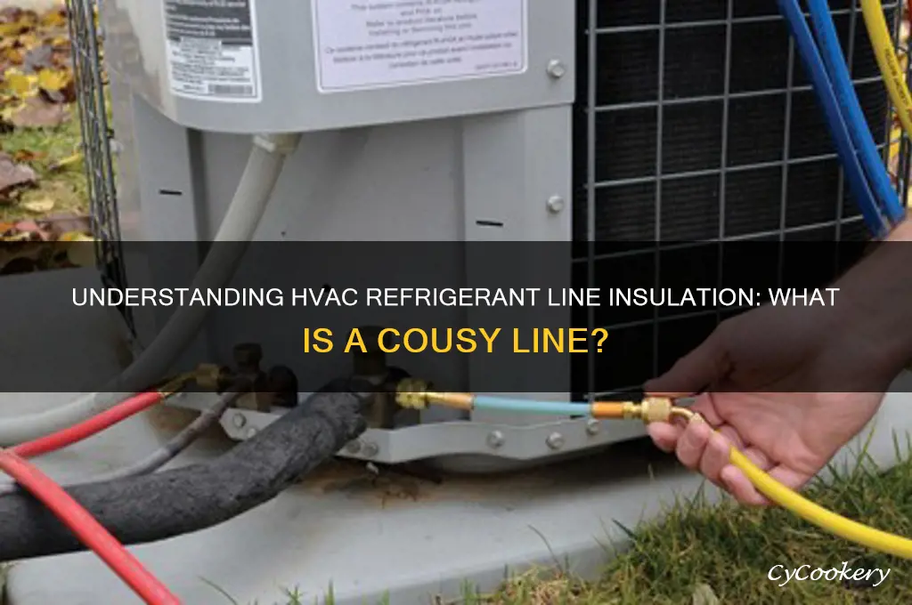 what is a hvac refrigerant line cousy