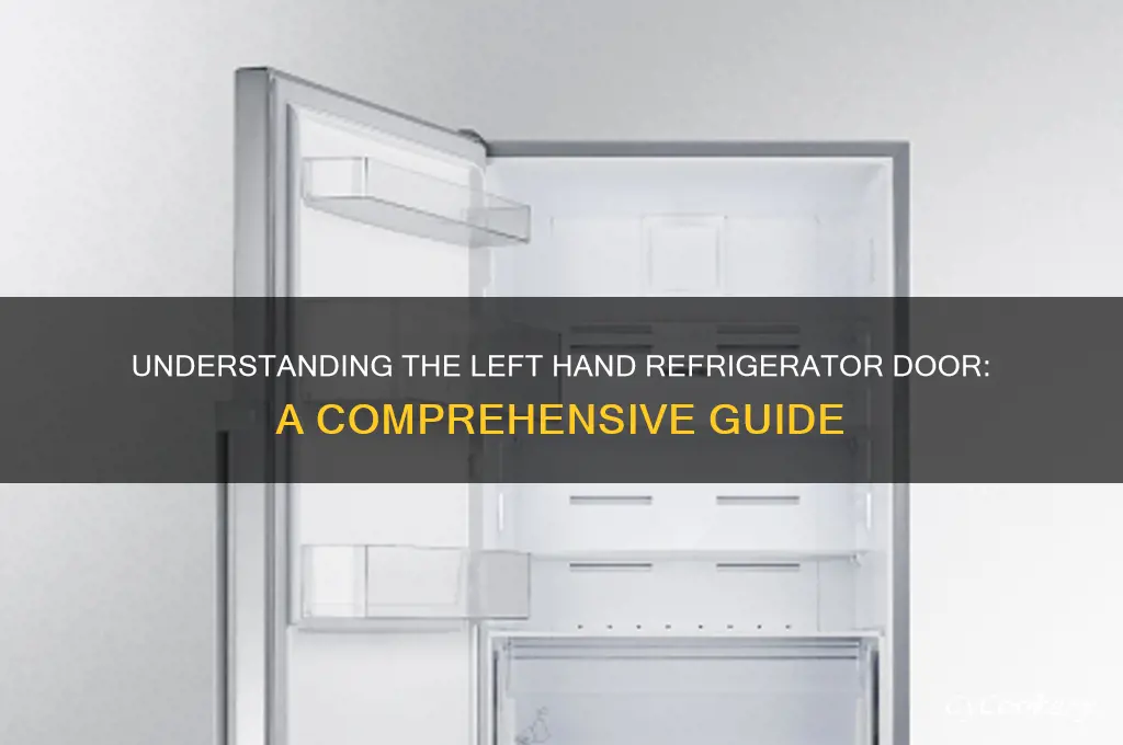 what is a left hand refrigerator door