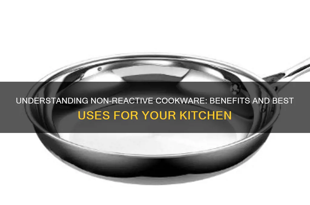 what is a non reactive cooking pot