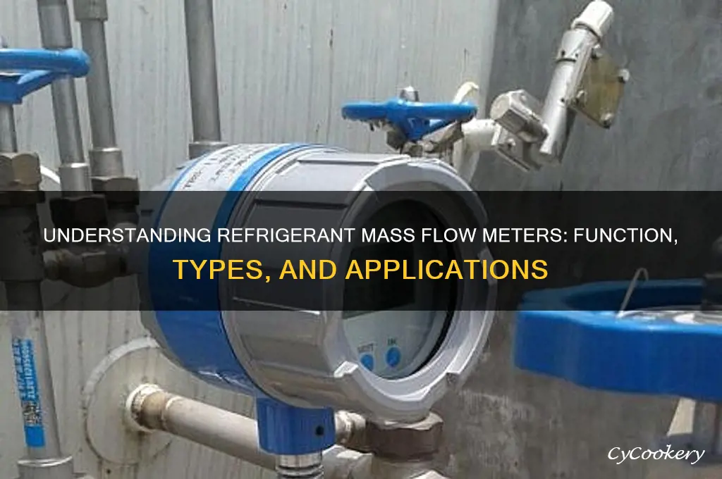 what is a refrigerant mass flow meter
