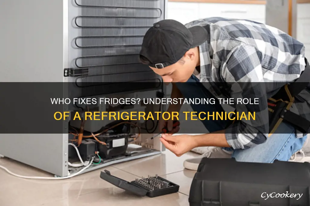 what is a refrigerator repair man called