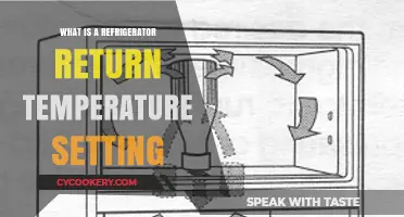 Understanding Your Fridge: Optimal Return Temperature Setting Explained