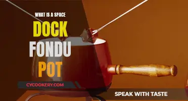 Space Dock Fondue Pot: A Unique Culinary Experience