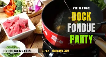 Space Dock Soiree: Fondue Party in Zero Gravity