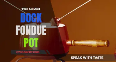 Space Dock Fondue Pot: A Unique Cooking Experience