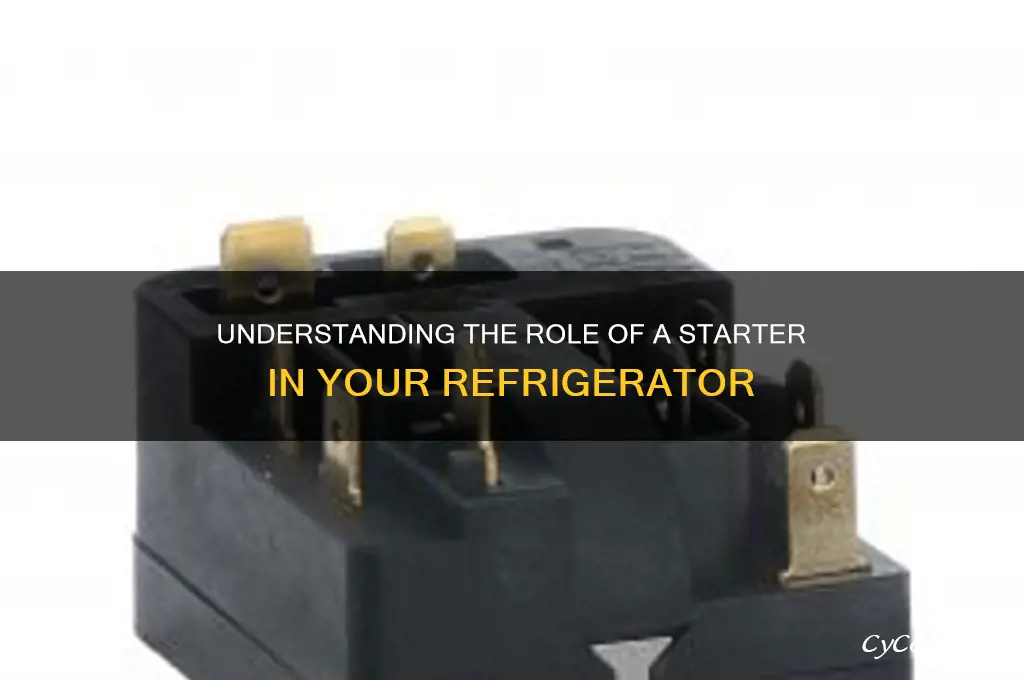 what is a starter in a refrigerator