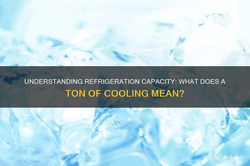what is a ton of refrigeration capacity