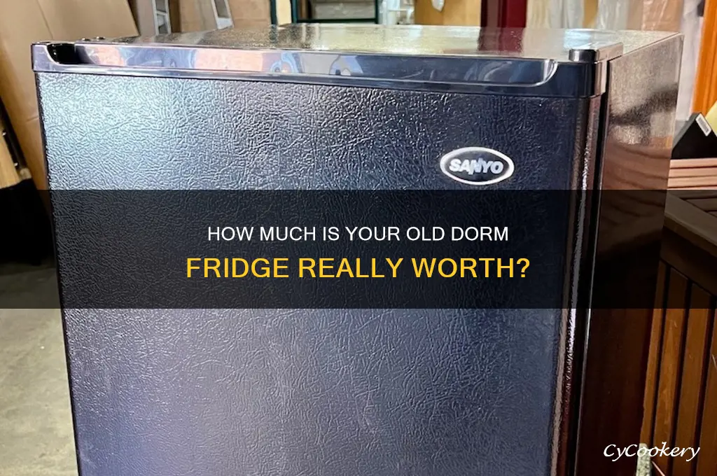 what is a used dorm refrigerator worth