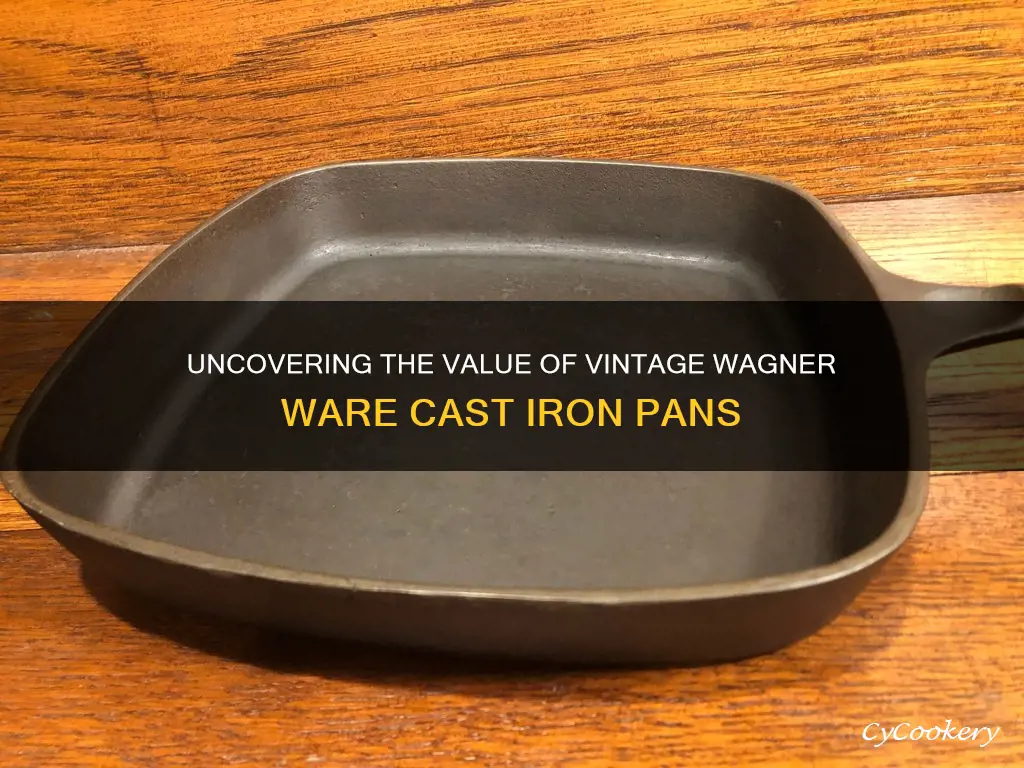 what is a wagner ware cast iron pan 1089 worth