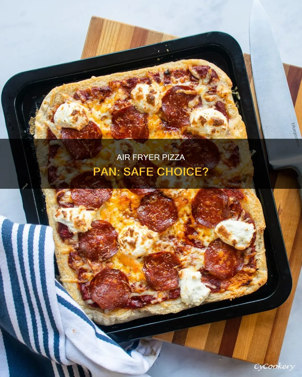 what is an air fryer safe pizza pan