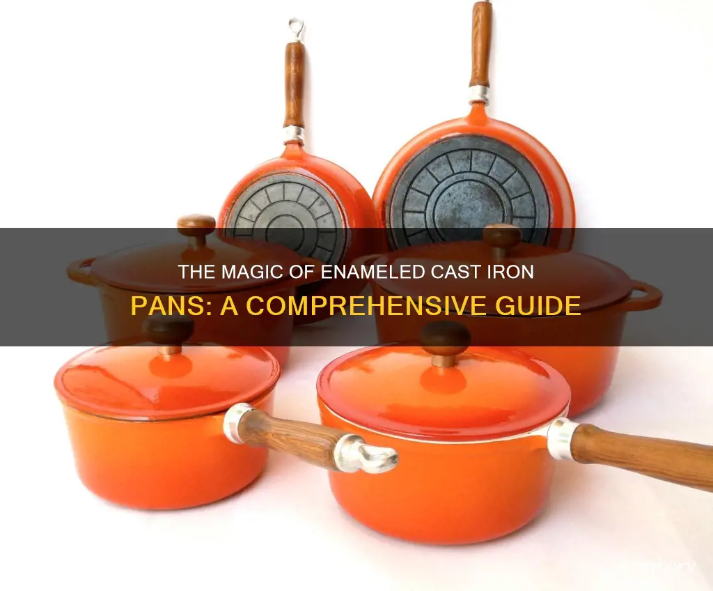 what is an enameled cast iron pan