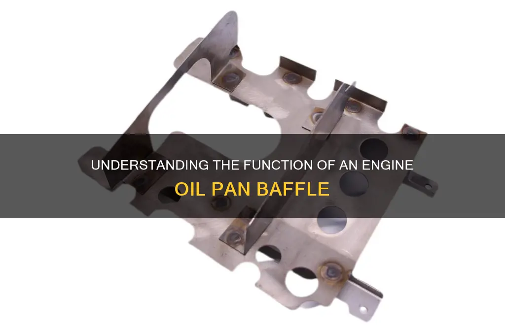 what is an engile oil pan baffel