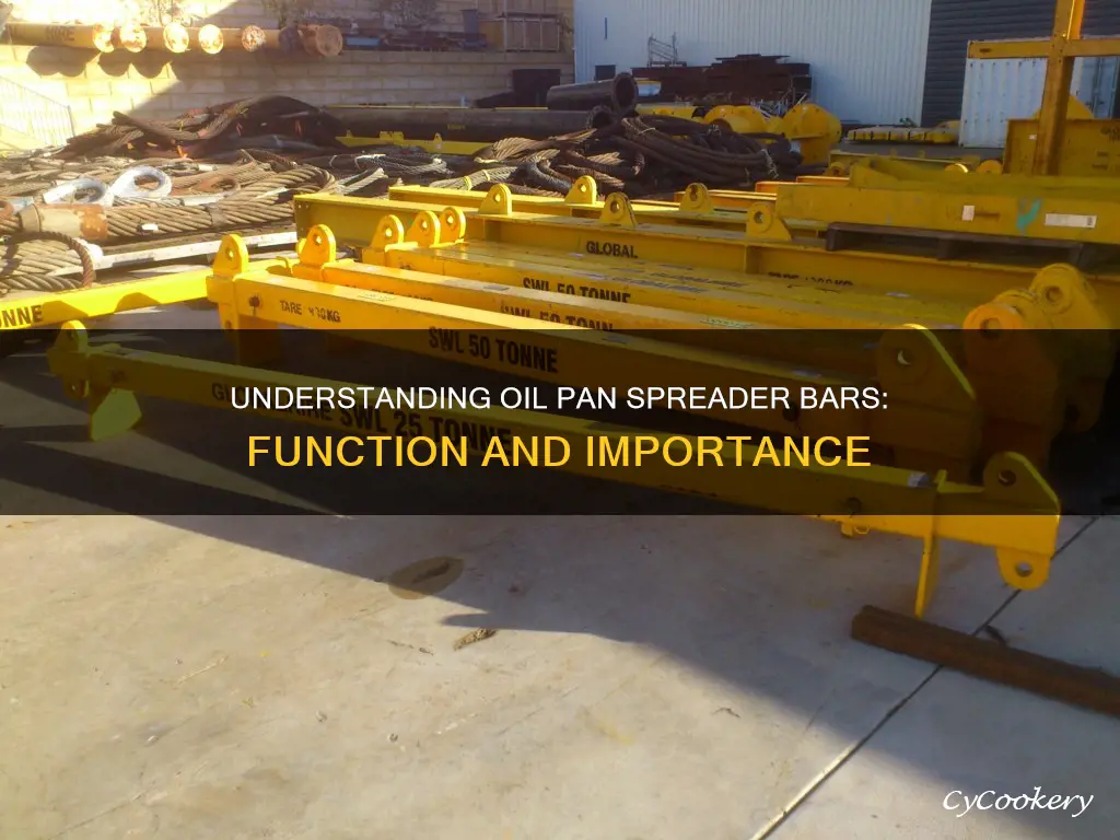 what is an oil pan spreader bar