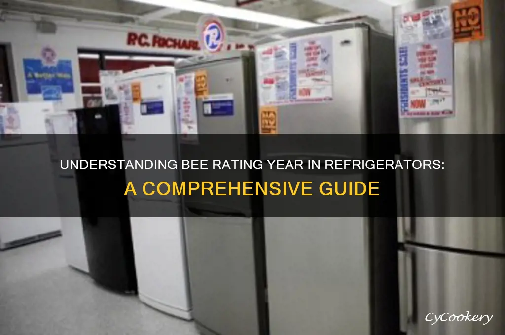 what is bee rating year in refrigerator