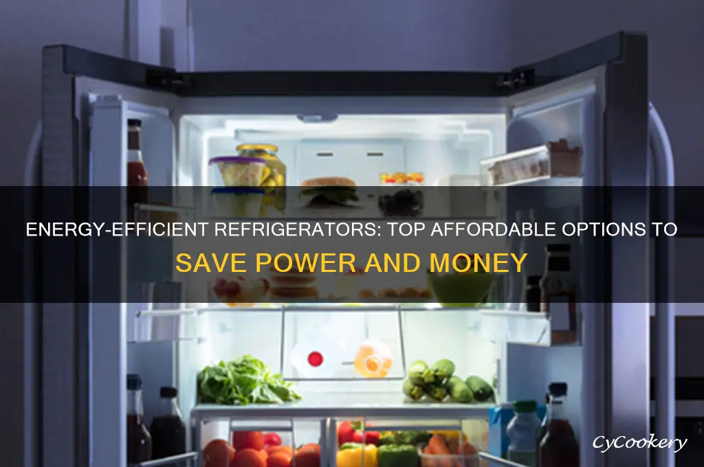 what is best refrigerator save energy cheap