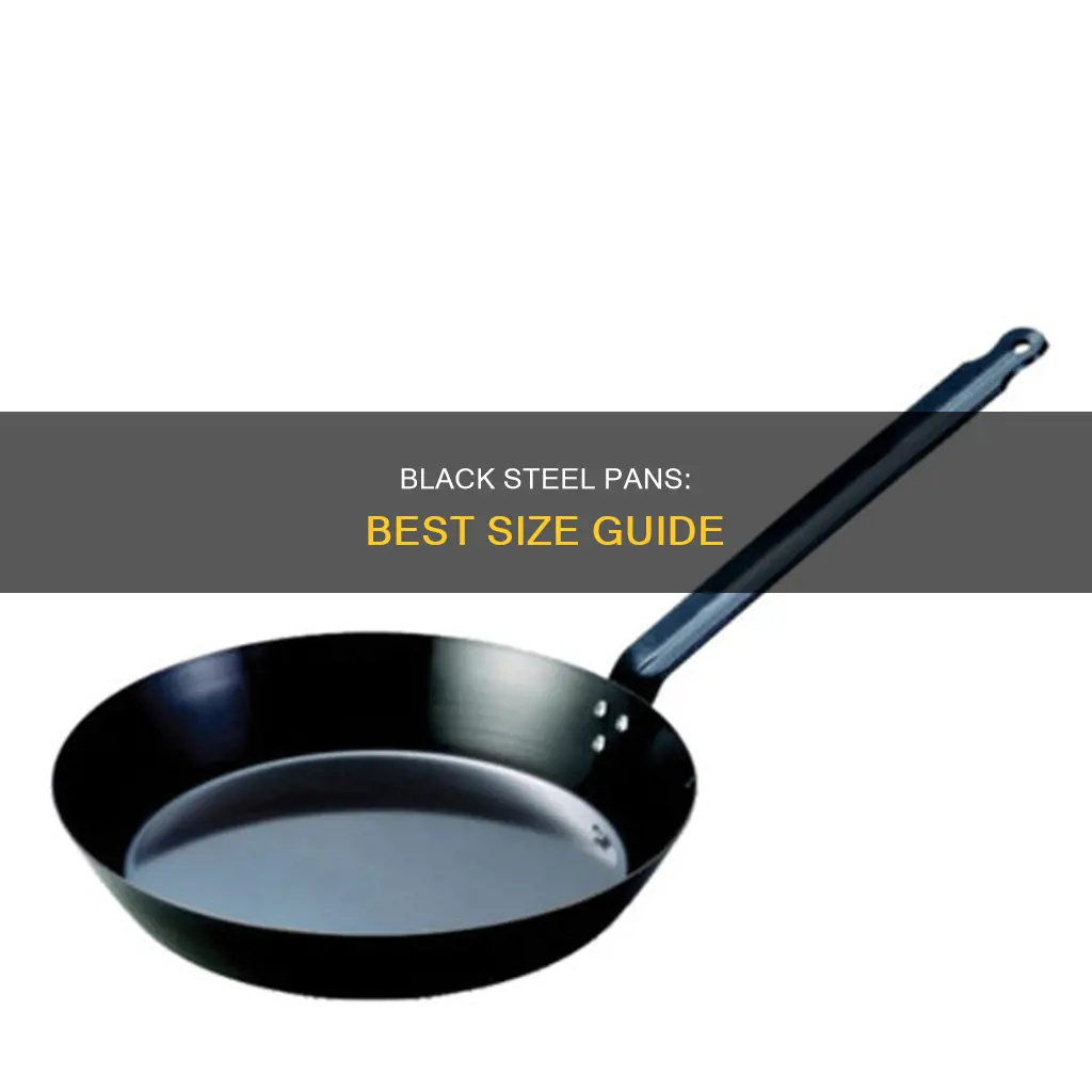 what is best size for black steel pans