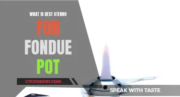 Best Sterno Fuel for Your Fondue Pot