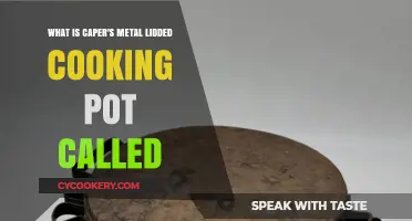 Discover the Name of Caper's Metal Lidded Cooking Pot