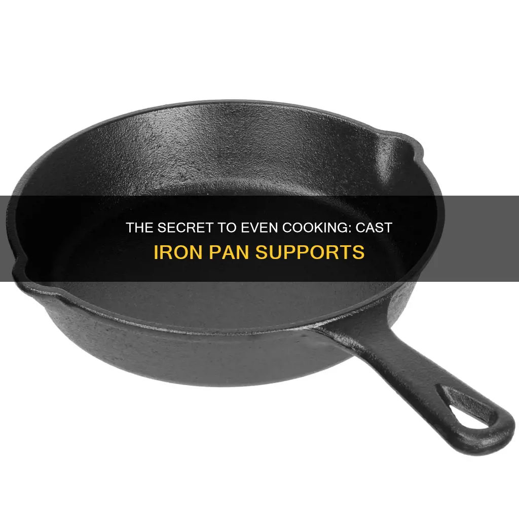 what is cast iron pan support