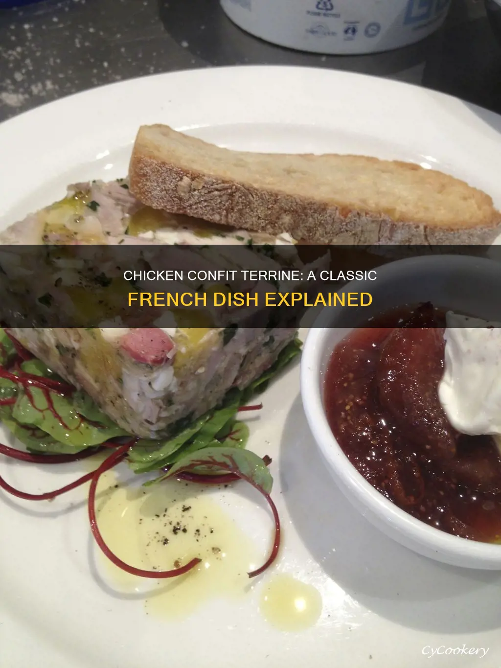 what is confit chicken terrine