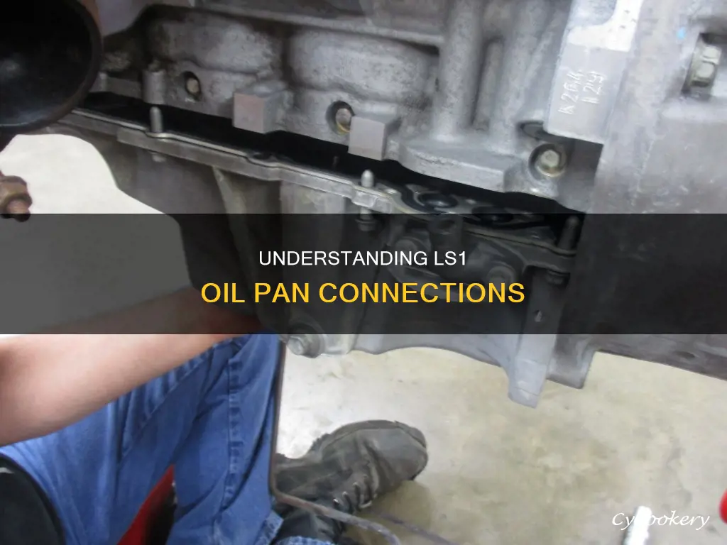 what is connection on ls1 oil pan