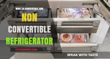 Understanding Convertible vs. Non-Convertible Refrigerators: Key Differences Explained