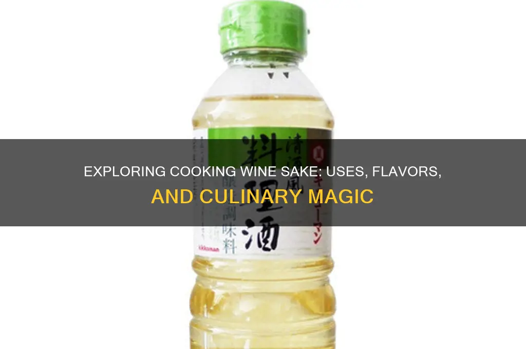 what is cooking wine sake