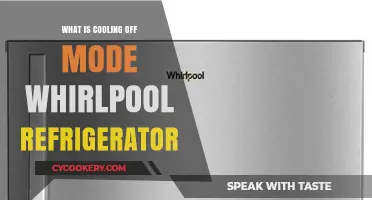 Understanding Whirlpool Refrigerator's Cooling Off Mode: Function and Benefits
