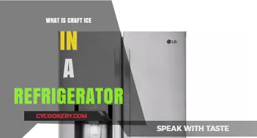 Understanding Craft Ice: A Refrigerator Feature for Perfect Ice Cubes