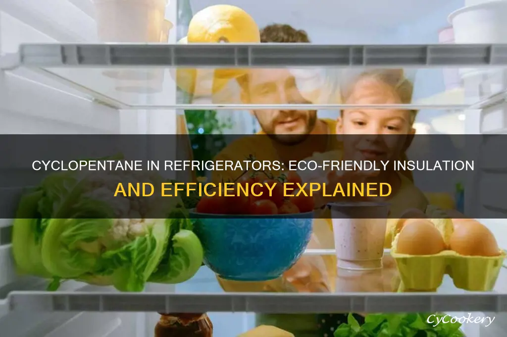 what is cyclopentane used for in refrigerators