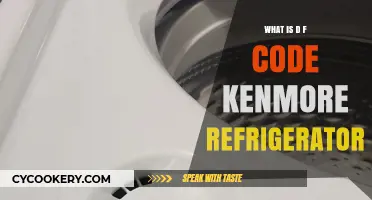 Understanding the D F Code on Your Kenmore Refrigerator: A Guide