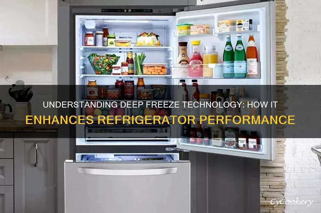 what is deep freeze technology in refrigerators
