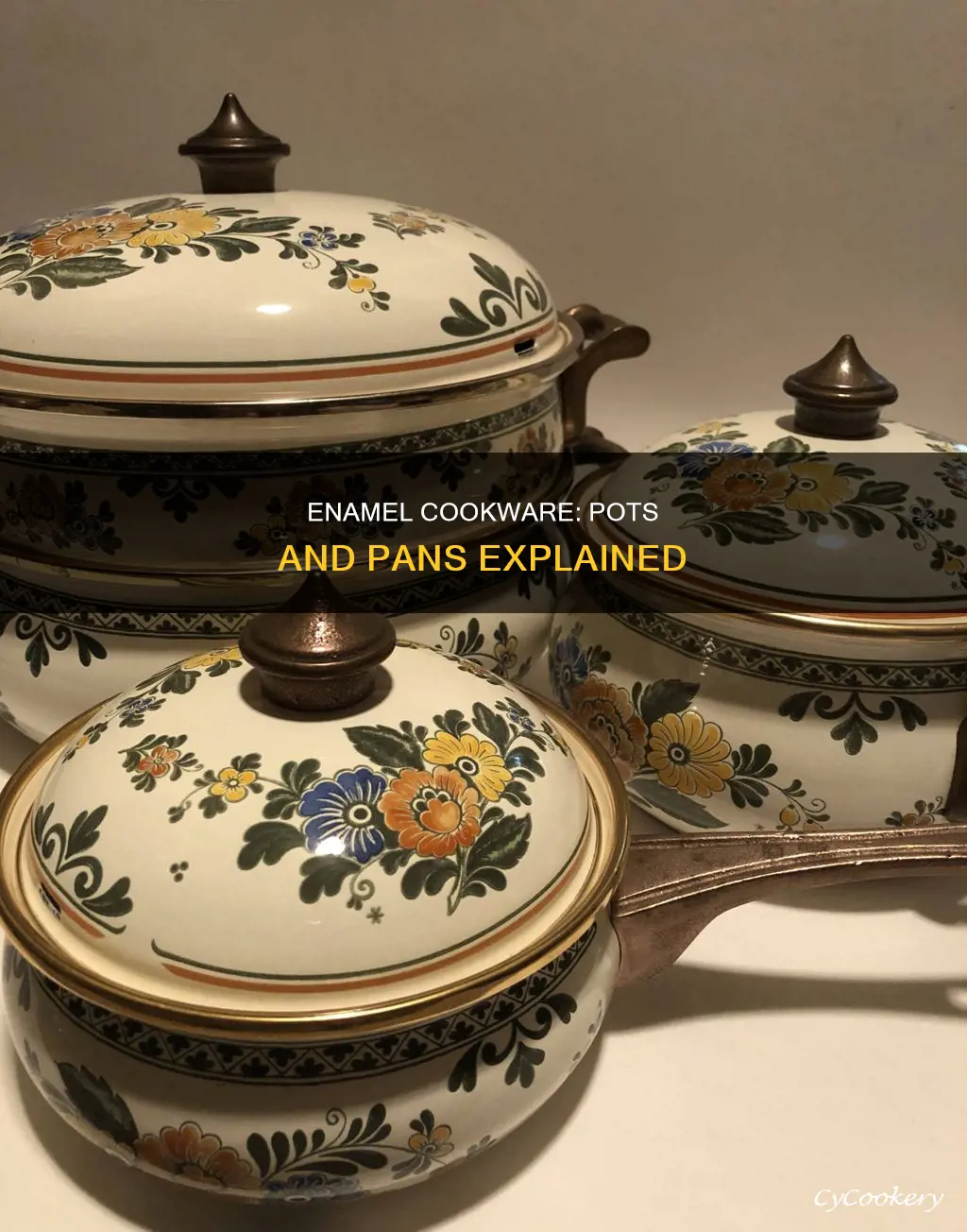 what is enamel pots and pans