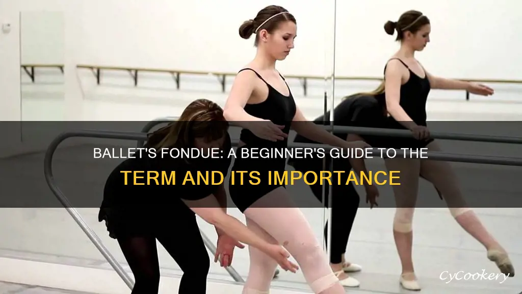 what is fondue in ballet