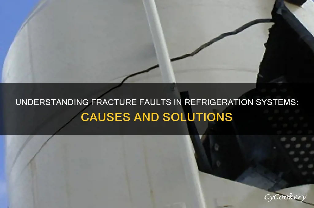 what is fracture fault in refrigeration system